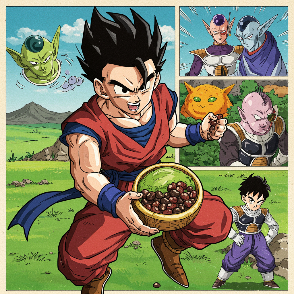 Senzu Bean Catch poster
